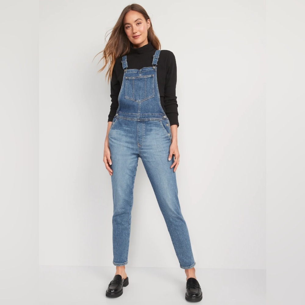 OG Straight Jean Overalls for Women